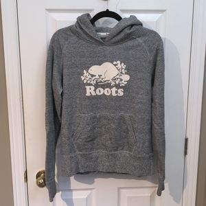 Roots women's medium gray hoodie